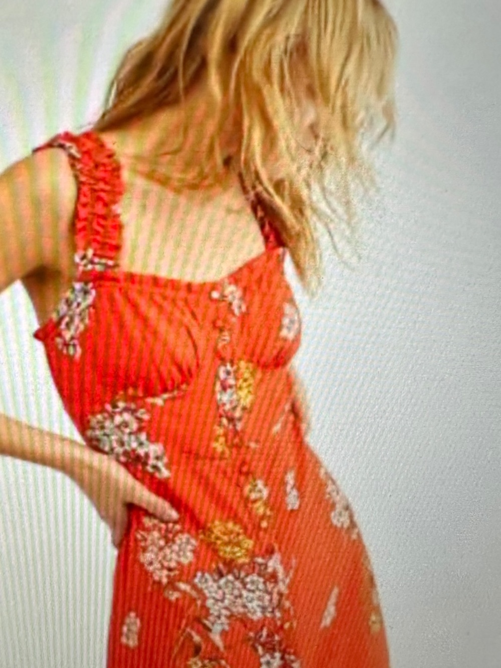FREE PEOPLE SCORPIO RISING MIDI FLORAL DRESS - Picture 3 of 6